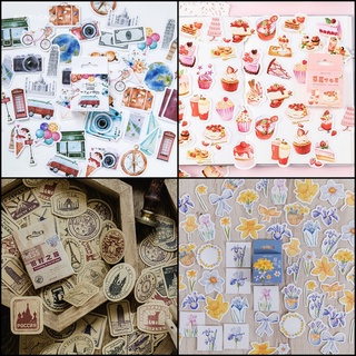 Hộp 46 sticker nhiều mẫu tự chọn trang trí planner scrapbook (1)