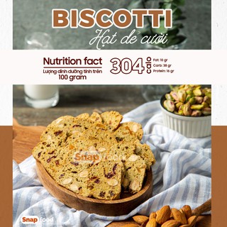 Bánh quy BISCOTTI Ăn kiêng/Giảm cân lành mạnh - vị Hạt dẻ (300gram) - Snap Food