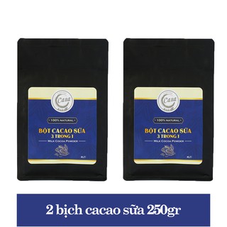 Combo 2 túi cacao sữa 3 trong 1 thơm ngon 250gr