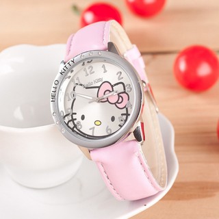 Đồng hồ đeo tay cho bé gái hình Kitty dây da xinh xắn BBShine – DH004