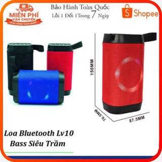 Loa bluetooth mini LV10 có đèn Led siêu chất. Lỗi 1 đổi 1 trong 30 ngày.