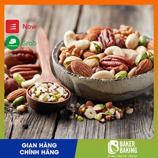 Mixed nuts 7 loại Hạt Ăn Kiêng Macca, Hạnh Nhân, Óc Chó, Điều, Hạt Bí, Việt Quất, Nho - Baker Baking - chính hãng