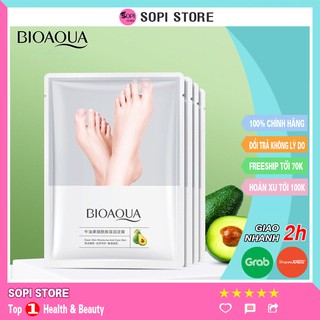 (1 cặp) Mặt nạ ủ chân BIOAQUA 35g dưỡng ẩm làm trắng tẩy da chết giúp đôi bàn chân đẹp mịn - Sopi Store (1)