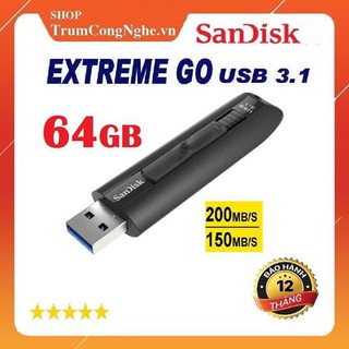 USB 3.1 Extreme Go CZ800 64GB Tốc độ Siêu Cao