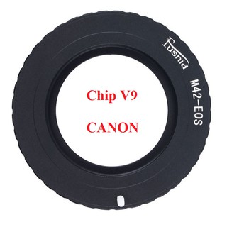 Ngàm chuyển đổi M42-EOS CHIP EMF V9 cho máy ảnh Canon