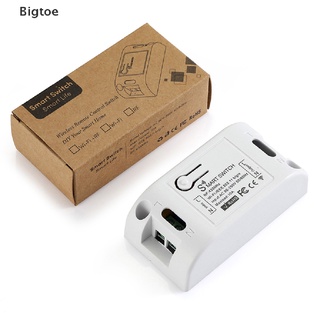 <Bigtoe> WiFi Smart Switch Timer DIY Wireless Switch Voice Control Smart Home Automation [HOT SALE]