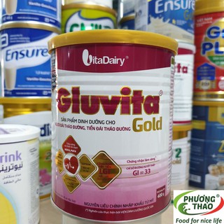 Sữa Gluvita Gold 400g (người bệnh tiểu đường) Date mới nhất 2023 (1)