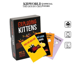 Combo bài mèo nổ exploding kittens (18+) và 4 bản mở rộng 119 lá bài cho 10 người chơi (1)