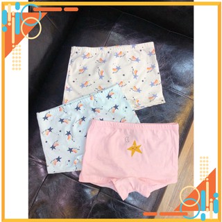 Set 3 quần Chip TeenGo cực đẹp cho bé gái từ 9-36kg, chất liệu cotton co giãn 4 chiều thoải mái cho bé khi mặc