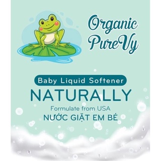 Nước giặt em bé hữu cơ mềm mại sạch khuẩn an toàn cho bé yêu