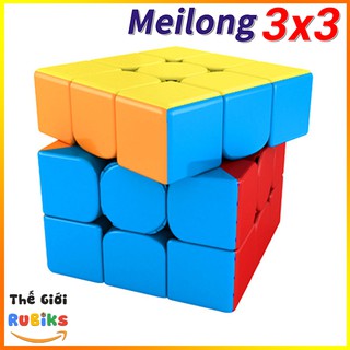 Rubik 3x3 MoYu MeiLong 3 / 3C Stickerless MofangJaoshi / Rubik's Cube 3 Tầng