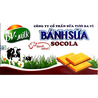 Combo 4 Hộp Bánh Sữa Socola BVMILK Ba Vì 180g