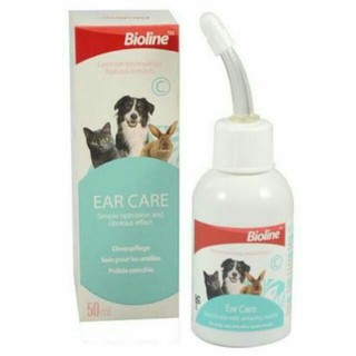 Nước rửa vệ sinh tai chó mèo Ear Care Bioline