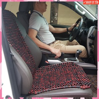 Sản Phẩm Đệm lót ghế hạt gỗ massage trên ô tô. Gỗ Cẩm Lai 100% tự nhiên cao cấp .