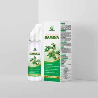 Xịt mũi họng thảo mộc Damina (Damina Herbal Nasal Spray) hỗ trợ kháng khuẩn, giúp giảm chảy nước mũi và nghẹt mũi