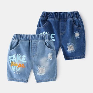 IQN16 Size90-130 (9-25kg) Quần short jean cho bé - kiểu dáng lửng Freeship Hàng Quảng Châu Thời trang trẻ em
