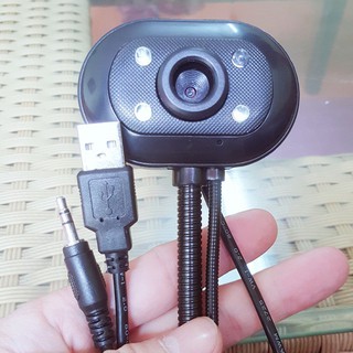 ☘️(Bảo hành 06 tháng) Webcam Chân Cao có mic dùng cho máy tính có tích hợp mic và đèn Led trợ sáng-Webcam máy tính để ba