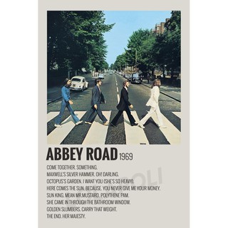 Tấm áp phích in hình Album Abbey Road by The Beattles