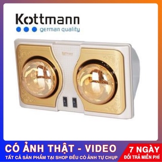 Đèn Sưởi Kottmann K2BH – Đèn Sưởi Nhà Tắm – Phân Phối Chính Hãng – Bảo Hành 36 Tháng