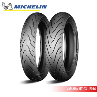 Cặp lốp ( Vỏ ) Michelin Pilot Street Radial cho xe YAMAHA MT-03 (Lốp TRƯỚC 110/70R17 và lốp SAU 140/70R17)