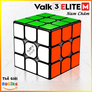 Rubik Valk 3 ELITE M / Power M 3x3 Có Sẵn Nam Châm Stikerless / Black