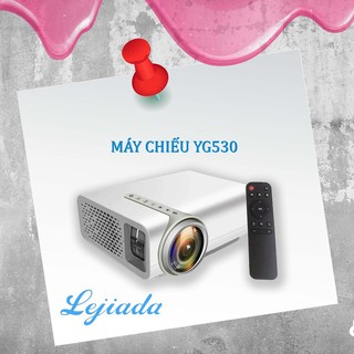 Máy chiếu LED projector – máy chiếu mini YG530 chính hãng LEJIADA chất lượng hình ảnh full hd [Tặng dây hdmi]