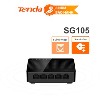 [Hàng chính hãng] -Tenda Bộ chia mạng Switch SG105 5 cổng Gigabit