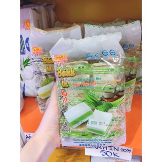 [TPHCM][FREESHIP]Bánh in đậu xanh lá dứa Tân Huê Viên túi 10 bánh 400g, đặc sản bánh in Sóc Trăng nhân lá dứa, đậu xanh