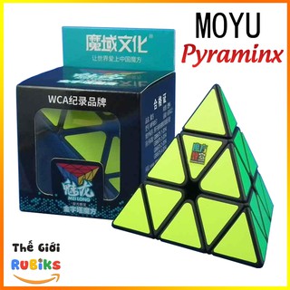 Rubik Pyraminx Stickerless MoYu MeiLong MFJS Pyramid Tam Giác (1)