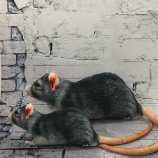 Gối ôm 3D Con Chuột nhỏ 45cm thân chưa tính đuôi