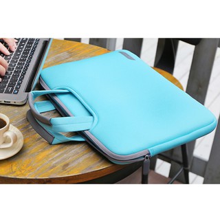Túi laptop đeo vai Cartinoe Sleeves Breath Simplicity 12" xanh nhạt