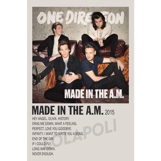 Tấm áp phích in hình Album Made In The AM - One Direction