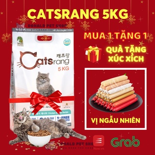 Thức ăn hạt cho mèo Catsrang bao 5kg tiết kiệm, hạt thơm dinh dưỡng cho mèo mọi lứa tuổi Donald Pet Shop