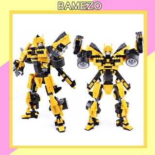 Đồ chơi lắp ráp Bamezo transformers robot ghép biến hình cực xịn Gudi 8711