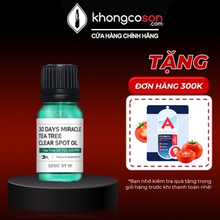 Tinh Dầu Tràm Trà Giảm Mụn Some By Mi 30 Days Miracle Tea Tree Clear Spot Oil 10ml - Khongcoson