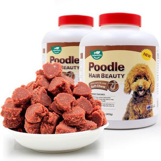 [Combo10Viên] Bánh thưởng dưỡng lông chó Poodle - Poodle Hair Beauty - Thức ăn chó mèo CutePets