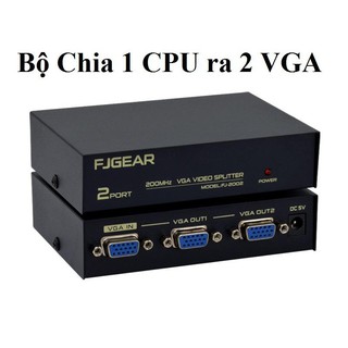 Bộ chia 1 CPU ra 2 VGA chuyển mạch 2 máy tính ra 1 màn hình cao cấp
