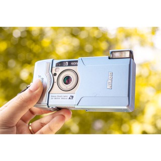 [Sale] Máy ảnh film APS Nikon Nuvis S 2000 xanh lam