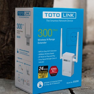 Bộ mở rộng vùng phủ sóng wifi Toto Link EX200