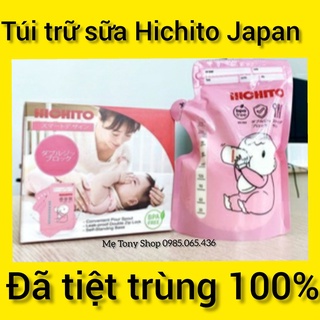 [Đã Tiệt Trùng 100%] Túi Trữ Sữa Mẹ 250ml HICHITO-ICHIKO(Cam Kết Chính Hãng)