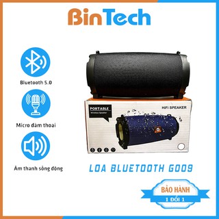 Loa Bluetooth mini G009 Cao Cấp Có Dây Đeo - Nhỏ Gọn Âm Thanh Sống Động Hỗ Trợ Cắm Thẻ Nhớ Và USB