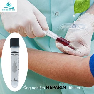 Ống nghiệm kháng đông HEPARIN Lithium 2ML Hồng Thiện Mỹ túi 20 cái TTC