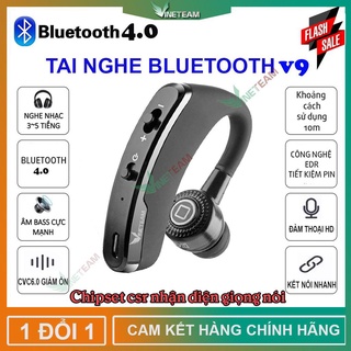 Tai Nghe Bluetooth V9 VINETTEAM cao cấp cực chất điều khiển bằng giọng nói (Đen) -DC2349