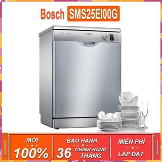 Máy rửa bát độc lập Bosch SMS25EI00G TGB - Seri 2 , dung tích rửa 13 bộ ( Xuất sứ Thổ Nhĩ Kỳ - BH 3 NĂM )