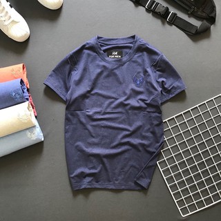 Áo thun nam [FREESHIP 50K] áo phông nam cao cấp thêu hình đơn giản vải cotton dày dặn thấm hút mồ hôi - Liyor - TCT4003