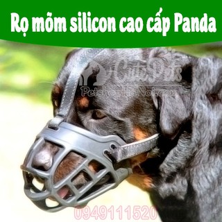 Rọ mõm silicon cao cấp Panda Dành cho chó - Petshophanoi