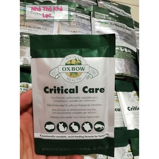 Critical Care - thức ăn phục hồi khần cấp cho Thỏ - Bọ - Rùa - Bò Sát