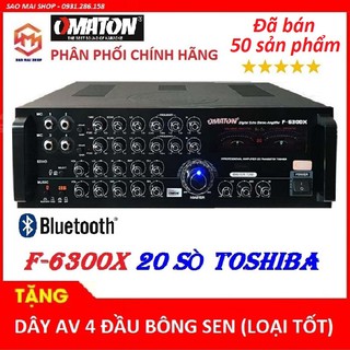 [Freeship] Amply cao cấp Ampli karaoke OMATON F-6300X Bluetooth