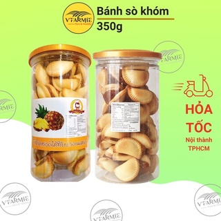 Bánh sò khóm Thái Lan thơm ngon hộp 350g
