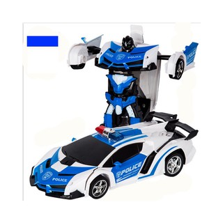 Xe robot biến hình Transformers điều khiển từ xa size 23cm